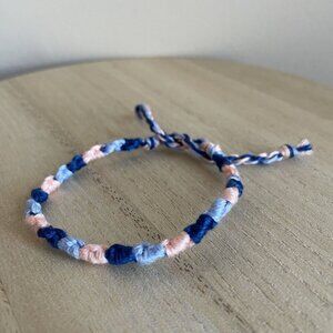 Amiyah Bracelet, anklet, trendy, comfortable, tie, embroidery thread, woven, gif